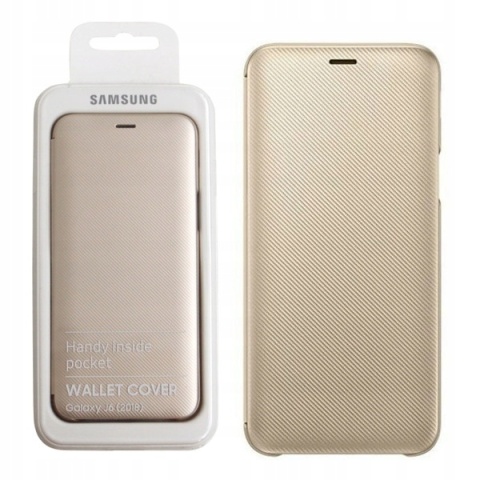 Etui Samsung Galaxy J6 (2018) Wallet Cover Gold
