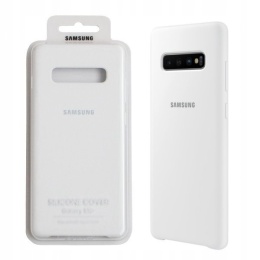 Etui Samsung Galaxy S10+ Silicone Cover biały