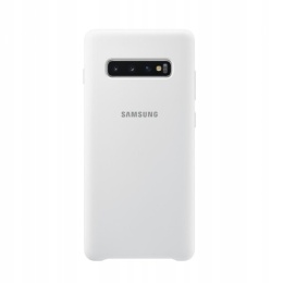 Etui Samsung Galaxy S10+ Silicone Cover biały