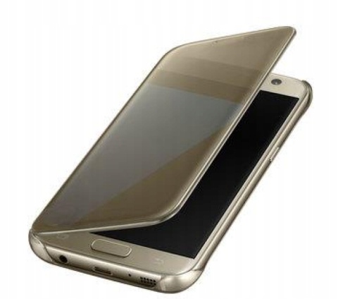 Etui Samsung Galaxy S7 Clear View Cover złoty