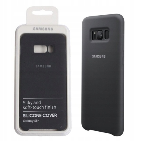 Etui Samsung Galaxy S8+ Silicone Cover Dark Gray