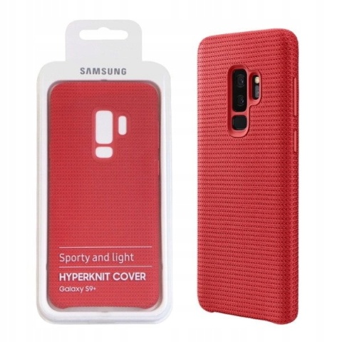 Etui Samsung S9+ Hyperknit Cover czerwony