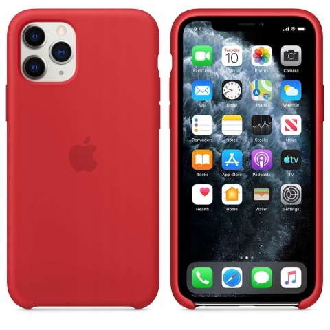Etui iPhone 11 Pro Silicone Red