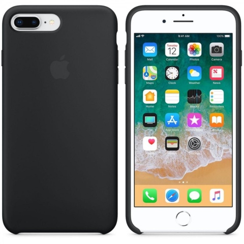 Etui iPhone 8 Plus Silicone Black
