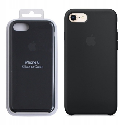 Etui iPhone 8 Silicone Black