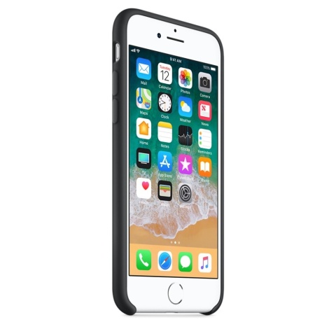 Etui iPhone 8 Silicone Black