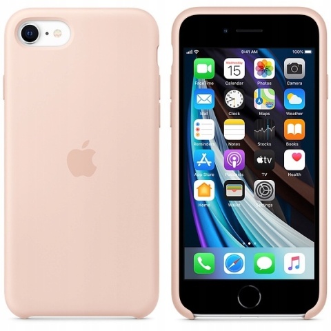 Etui iPhone 8 Silicone Pink
