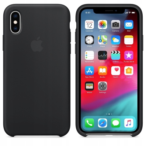 Etui iPhone XS Max Silicone Black