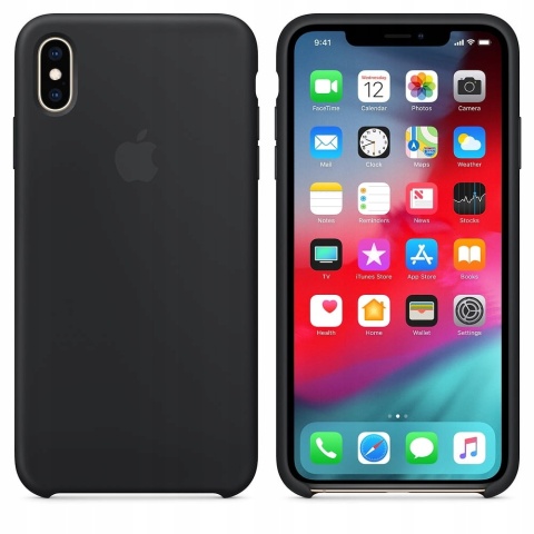 Etui iPhone XS Max Silicone Black