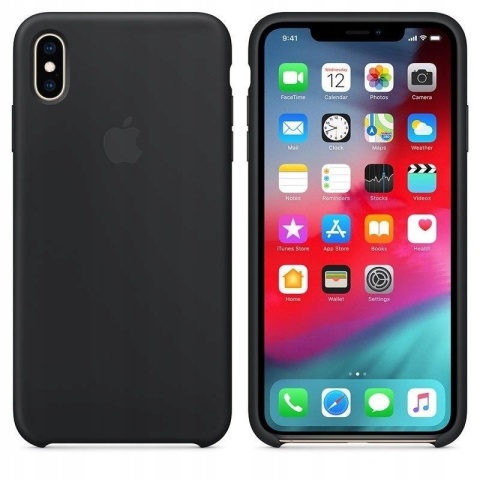 Etui iPhone XS Max Silicone Black