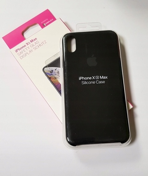 Etui iPhone XS Max Silicone Black
