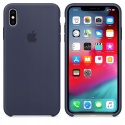 Etui iPhone XS Max Silicone Blue