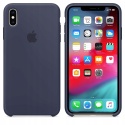 Etui iPhone XS Max Silicone Blue