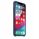 Etui iPhone XS Max Silicone Blue