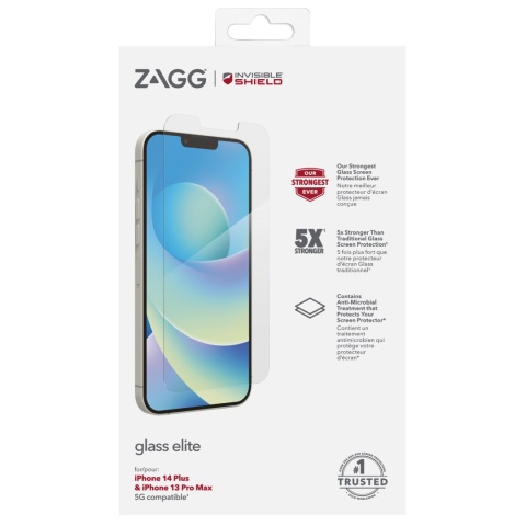 Szklo Invisible Shield dla iPhone 14 Plus, 13 Pro Max