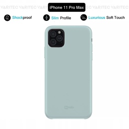 Etui BeHello Liquid Silicone Blue iPhone 11 Pro