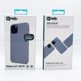 Etui BeHello Liquid Silicone Lavender Gray iPhone 11 Pro