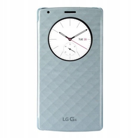 Etui LG G4 Quick Circle Cover CFR-100 tytan srebny