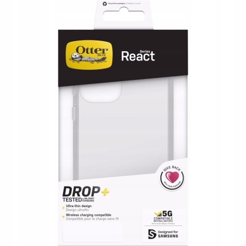 Etui Otter Samsung A33 React przezroczyste