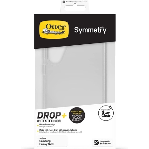 Etui Otter Samsung S23+ Symmetry przezroczyste