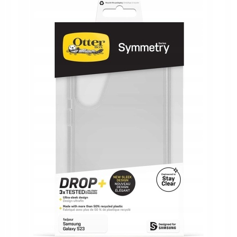 Etui Otter Samsung S23 Symmetry przezroczyste