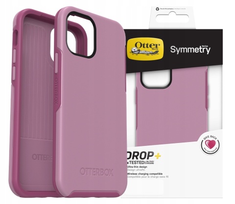 Etui OtterBox Symmetry iPhone 12/12 Pro różowe