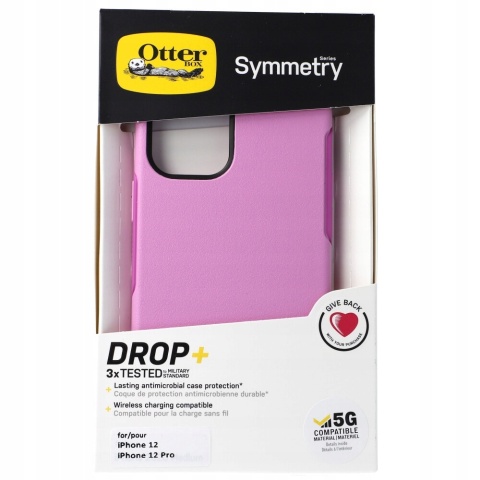 Etui OtterBox Symmetry iPhone 12/12 Pro różowe