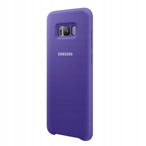 Etui Samasng Galaxy S8+ silicone cover fioletowy