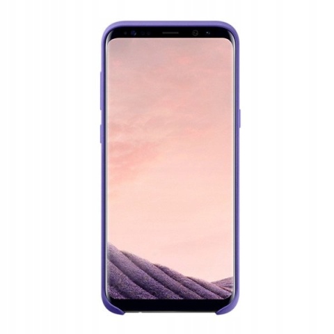 Etui Samasng Galaxy S8+ silicone cover fioletowy