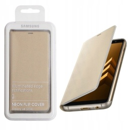 Etui Samsung Galaxy A8 (2018) Neon Flip Cover Gold