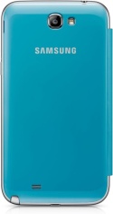 Etui Samsung Galaxy Note2 Flip Cover niebieskie