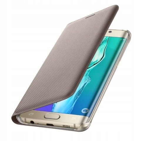 Etui Samsung Galaxy S6 Edge+ Flip Wallet Gold/Złoty