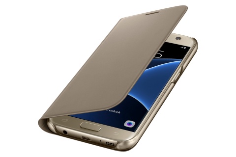 Etui Samsung Galaxy S7 Flip Wallet Gold