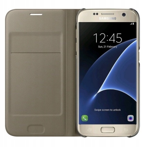 Etui Samsung Galaxy S7 Flip Wallet Gold