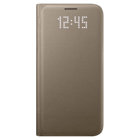 Etui Samsung Galaxy S7 Led View Cover Gold