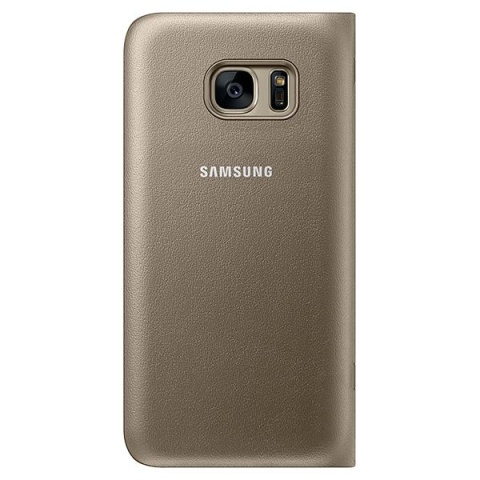 Etui Samsung Galaxy S7 Led View Cover Gold