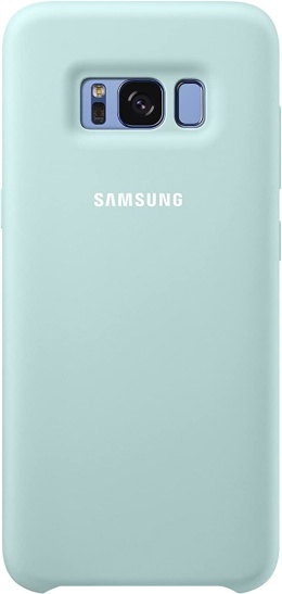 Etui Samsung silicone cover Galaxy S8 niebieski
