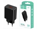 ŁADOWARKA SIECIOWA 2.4A Czarna DENMEN 2400mA DC0112W SINGLE BLACK