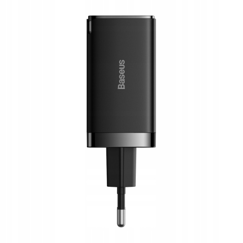 ŁADOWARKA SIECIOWA BASEUS 2XUSB-C + USB 65W KABEL