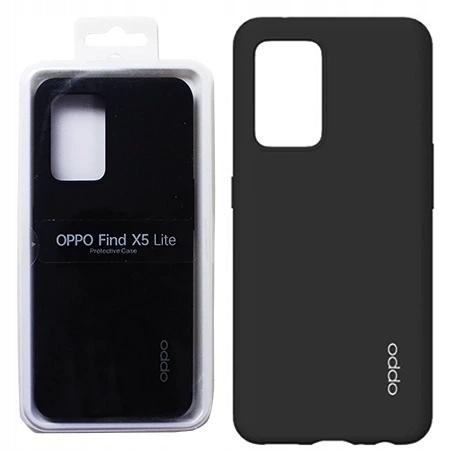 ORYGINALNE ETUI SILIKON OPPO FIND X5 LITE POKROWIEC PLECKI CZARNE