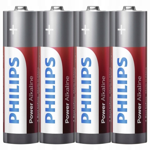 Bateria alkaliczna Philips AAA (R3) 4SZT