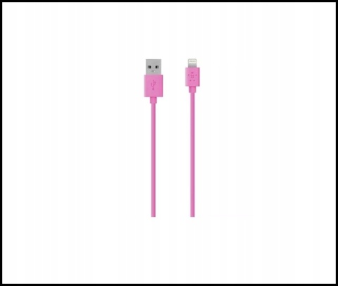 Belkin mixit kabel lightning usb różowy