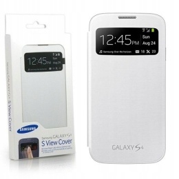 Etui Samsung Galaxy S4 S View Cover białe