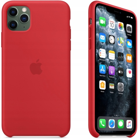 Etui iPhone 11 Pro Max Silicone Red