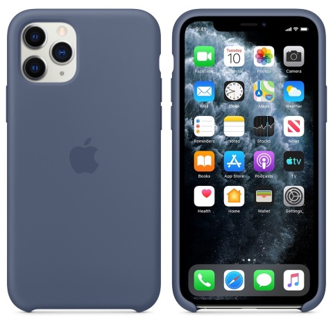 Etui iPhone 11 Pro Silicone Blue