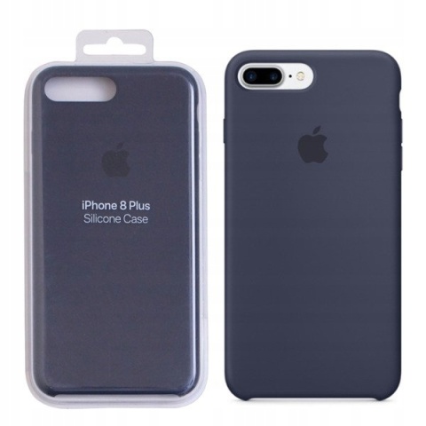 Etui iPhone 8 Plus Silicone Blue