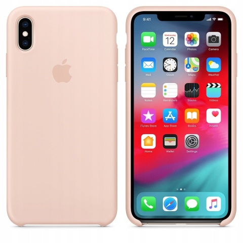 Etui iPhone XS Max Silicone Pink