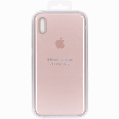 Etui iPhone XS Max Silicone Pink