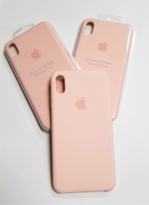 Etui iPhone XS Max Silicone Pink