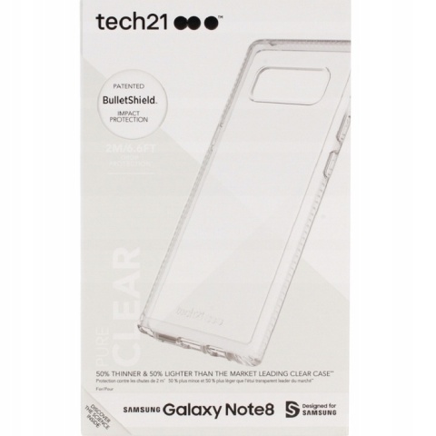 Etui tech21 PureClear Samsung Galaxy Note8